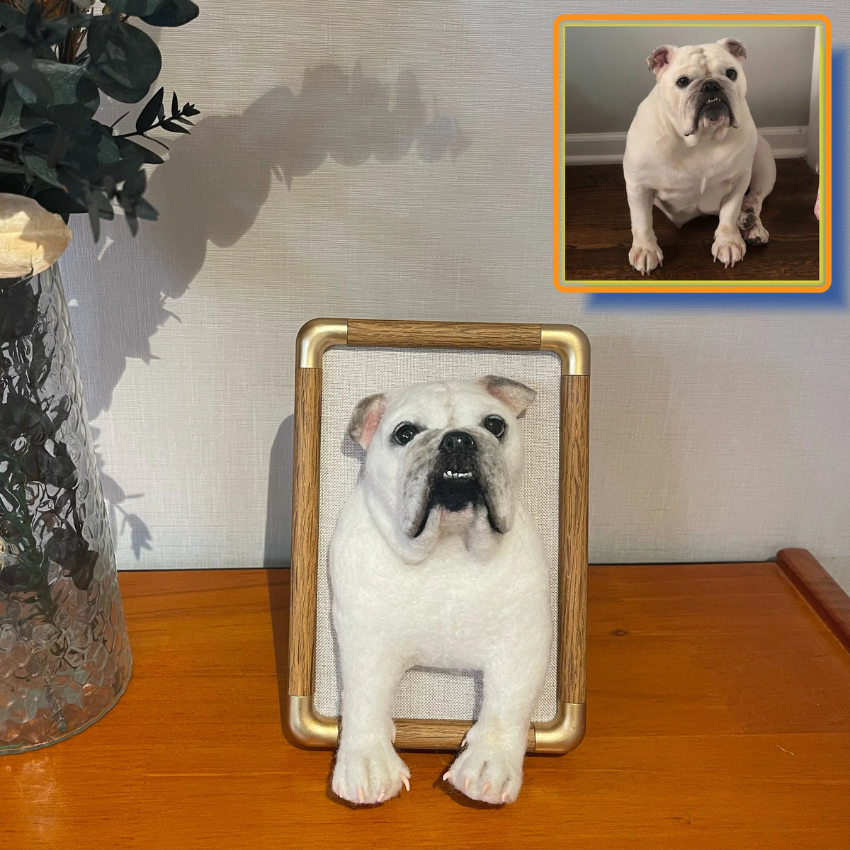 Custom Needle-Felted Pet Portraits