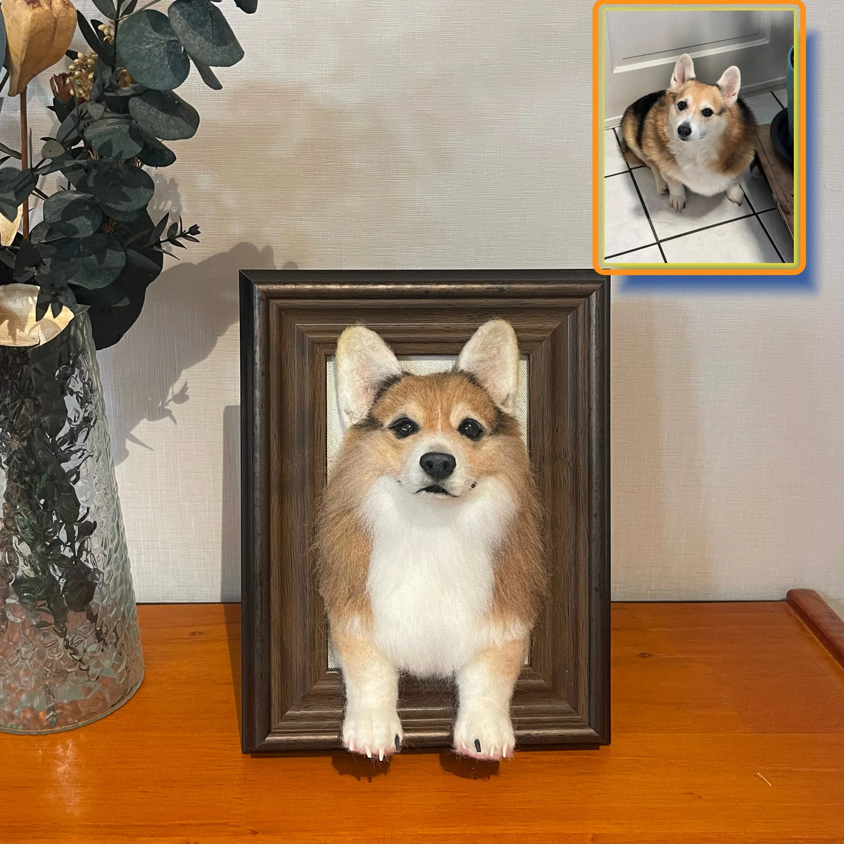 Custom Needle-Felted Pet Portraits