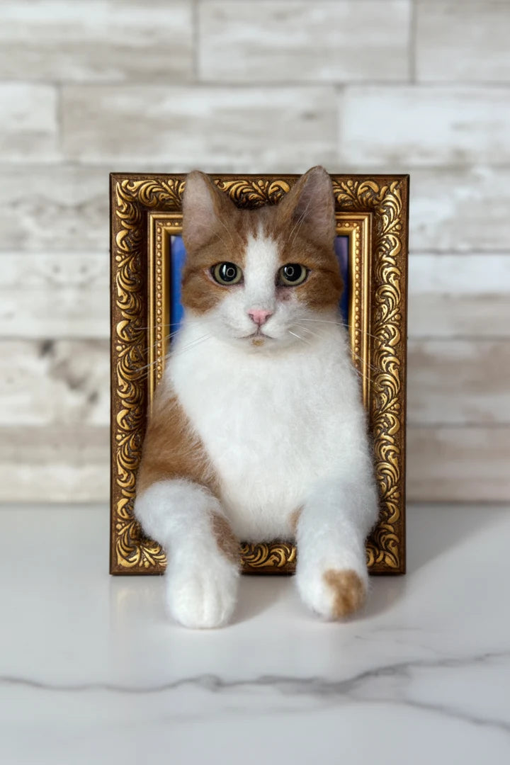 Custom Needle-Felted Pet Portraits