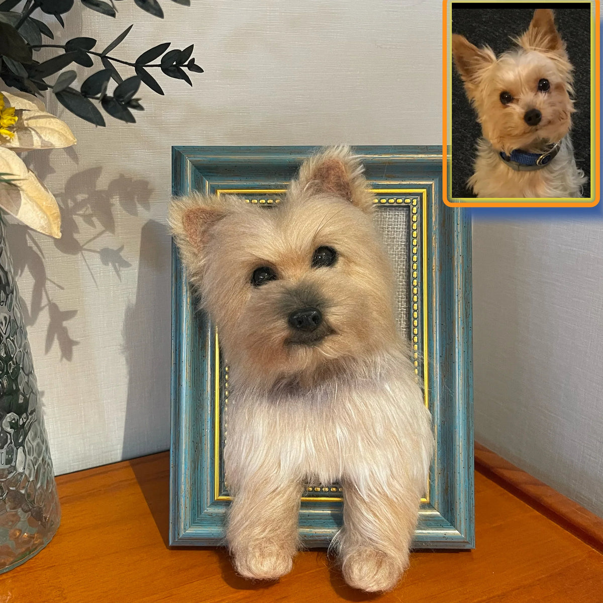 Custom Needle-Felted Pet Portraits