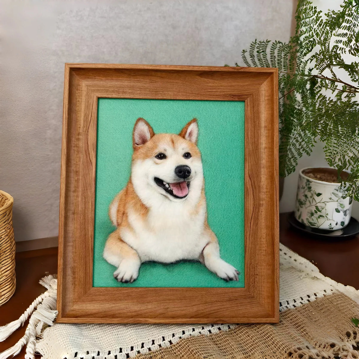 Custom Needle-Felted Pet Portraits